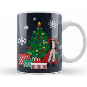 Humuts Dracule Mihawk Around the Christmas Tree One Piece Beyaz Kupa