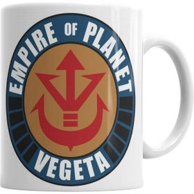 Humuts Dragon Ball Selo Do Imperio Vegeta Beyaz Kupa