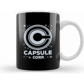 Humuts Dragon Ball Z Capsule Corporation Christmas Snow Logo Beyaz Kupa