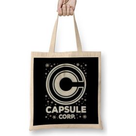 Humuts Dragon Ball Z Capsule Corporation Christmas Snow Logo Bez Çanta