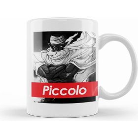 Humuts Dragon Ball Z Piccolo Red Band Logo Beyaz Kupa