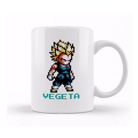 Humuts Dragon Ball Z Pixel Vegeta Beyaz Kupa