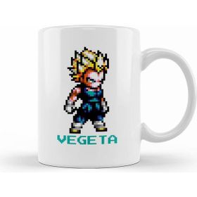 Humuts Dragon Ball Z Pixel Vegeta Beyaz Kupa