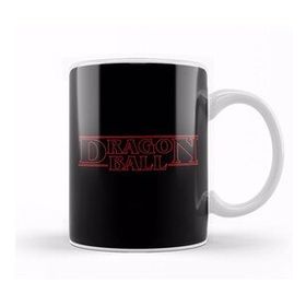Humuts Dragon Ball Z Stranger Things Text Beyaz Kupa
