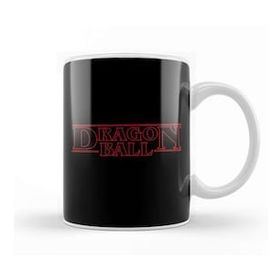 Humuts Dragon Ball Z Stranger Things Text Beyaz Kupa