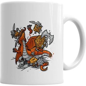 Humuts Dragon Rpg Beyaz Kupa