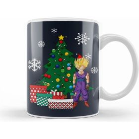 Humuts Dragonball Z Gohan Around The Christmas Tree Beyaz Kupa