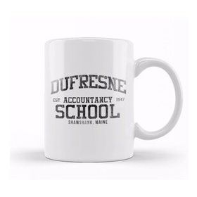 Humuts Dufresne Accountancy School The Shawshank Redemption Beyaz Kupa