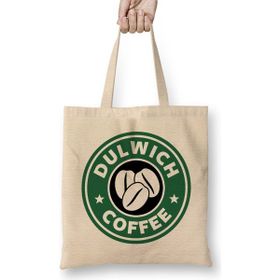 Humuts Dulwich Coffee Starbucks Açık Bej Uzun Saplı Bez Çanta
