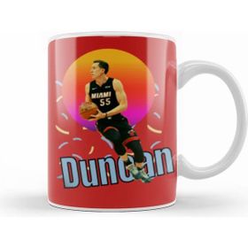 Humuts Duncan Robinson Vintage Art Legend Basketball Gift Beyaz Kupa