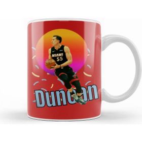 Humuts Duncan Robinson Vintage Art Legend Basketball Gift Beyaz Kupa