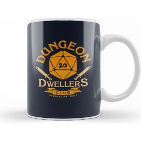 Humuts Dungeon Dwellers Club Beyaz Kupa