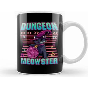 Humuts Dungeon Meowster Cute Funny Gaming Beyaz Kupa