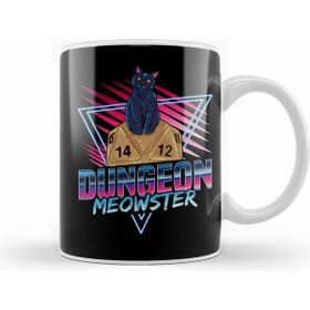 Humuts Dungeon Meowster Tabletop Gamer Beyaz Kupa