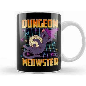 Humuts Dungeon Meowster Tabletop Gamer Beyaz Kupa