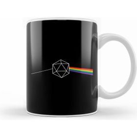 Humuts Dungeons and Dragons Dice Dark Side of the Moon Beyaz Kupa