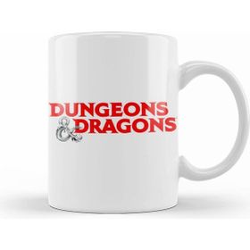 Humuts Dungeons And Dragons Logo Beyaz Kupa