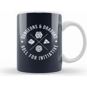 Humuts Dungeons And Dragons Roll For Initiative Beyaz Kupa
