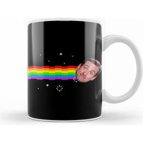 Humuts Dwight Schrute Michael Scott Nyan Cat Office Us Beyaz Kupa