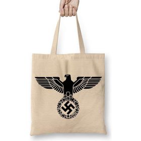Humuts Eagle 02 Açık Bej Uzun Saplı Bez Çanta