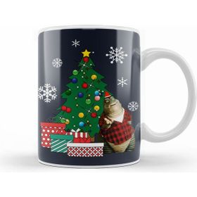Humuts Earl Sinclair Around The Christmas Tree Dinosaurs Beyaz Kupa