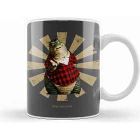 Humuts Earl Sinclair Retro Japanese The Dinosaurs Beyaz Kupa