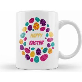 Humuts Easter Happy Easter Egg Beyaz Kupa