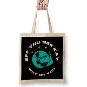Humuts Eff You See Kay Why Oh You Yoga Lover Bez Uzun Saplı Açık Bej Rengi Çanta