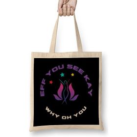 Humuts Eff You See Kay Why Oh You Yoga Lover Bez Uzun Saplı Açık Bej Rengi Çanta