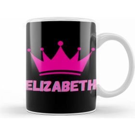 Humuts Elizabeth Name Personalized Custom Vintage Retro Rainbow Style Design Gift Baby Gift For Her Kupa