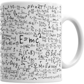 Humuts E=mc2 Formül Matematik Formülü Beyaz Kupa