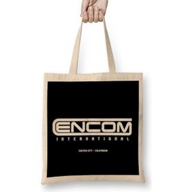 Humuts Encom International Tron Açık Bej Uzun Saplı Bez Çanta