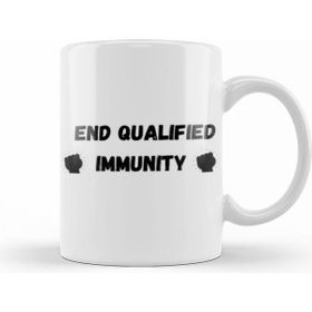 Humuts End Qualıfıed Immunıty Makhia Bryant Black Lives Matter Beyaz Kupa