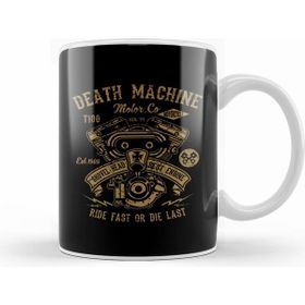Humuts Engine Death Machine Ride Fast Or Die Last Beyaz Kupa