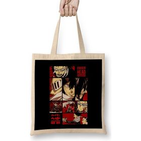 Humuts Eraser Head Desing My Hero Academia Bez Uzun Saplı Açık Bej Rengi Çanta