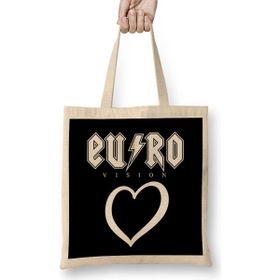 Humuts Eurovision Acdc Açık Bej Uzun Saplı Bez Çanta