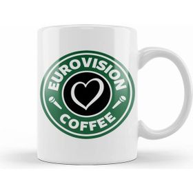 Humuts Eurovision Coffee Beyaz Kupa