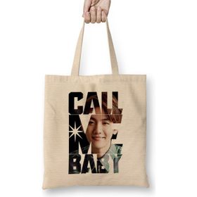 Humuts Exo Baekhyun Call Me Baby Typography Bez Kadın Günlük Çanta
