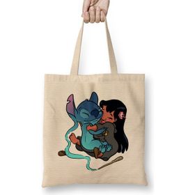 Humuts Expecto Ohana Patronus Stitch Aşk Bez Kadın Günlük Çanta