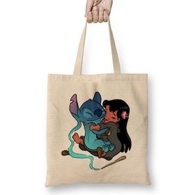 Humuts Expecto Ohana Patronus Stitch Aşk Bez Kadın Günlük Çanta