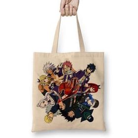 Humuts Fairy Tail Anime Erza Scarlet Happy Lisanna Straus Bez Kadın Günlük Çanta