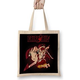 Humuts Fairy Tail Erza Scarlet Guild Symbol Swords Anime Manga Bez Kadın Günlük Çanta