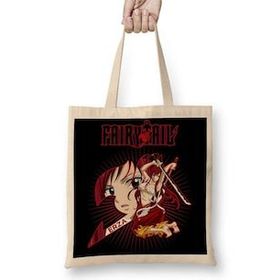 Humuts Fairy Tail Erza Scarlet Guild Symbol Swords Anime Manga Bez Kadın Günlük Çanta