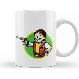 Humuts Fallout Fan Boy Beyaz Kupa