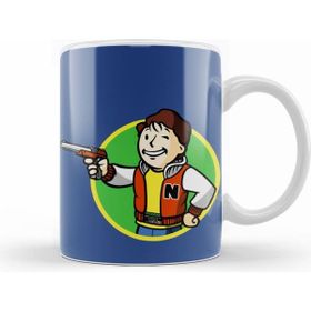 Humuts Fallout Fan Boy Beyaz Kupa