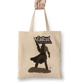 Humuts Fallout Ncr Veteran Ranger Açık Bej Uzun Saplı Bez Çanta