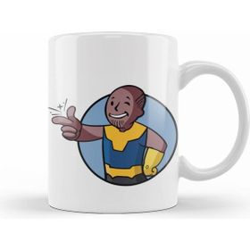 Humuts Fallout Vault Boy Thanos Beyaz Kupa