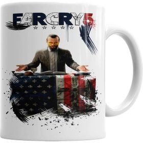 Humuts Farcry 5 Joseph Seed 02 Beyaz Kupa
