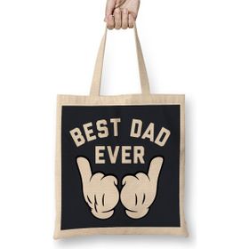 Humuts Fathers Day Bank Of Dad Open 24 Hours Bez Uzun Saplı Açık Bej Rengi Çanta