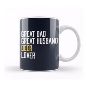 Humuts Fathers Day Great Dad Great Husband Beer Lover Kupa Bardak